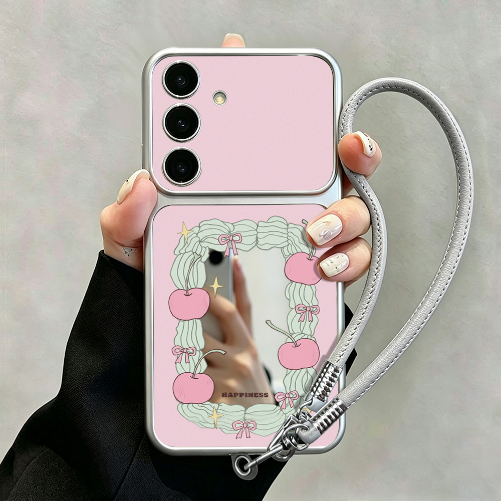 Phone Cases Galaxy A16 5G - غطاء هاتف بمرآة للمكياج لسامسونج S26
