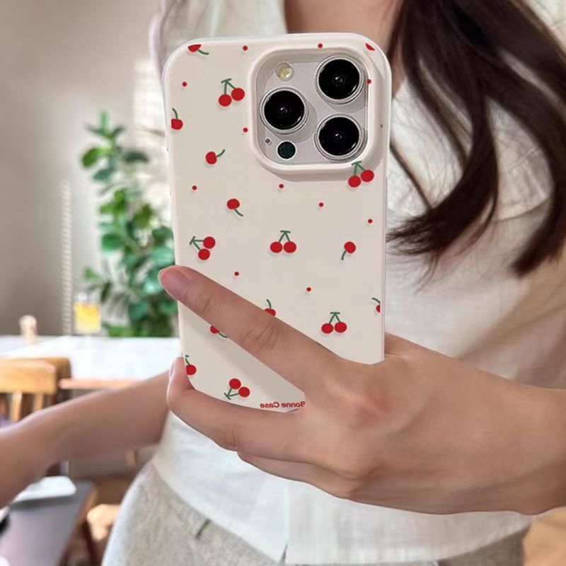 Cute Cartoon Case - لطيف الكرتون الكرز Lichee نمط قضية