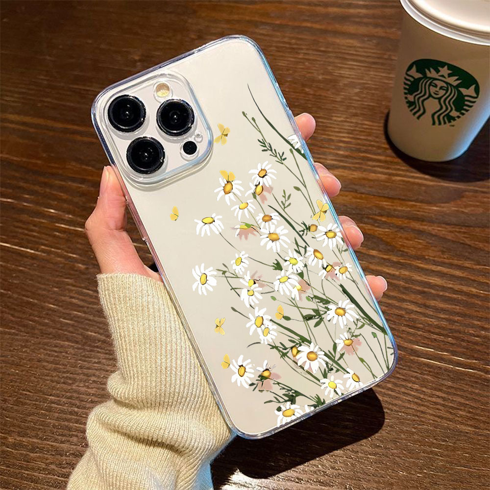 Phone Cases Amazon - غطاء هاتف جديد بتصميم زهرة الأقحوان