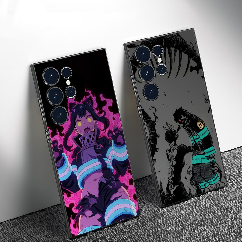 Phone Cases Amazon - حافظة هاتف أنيمي F-Fire Force لهواتف