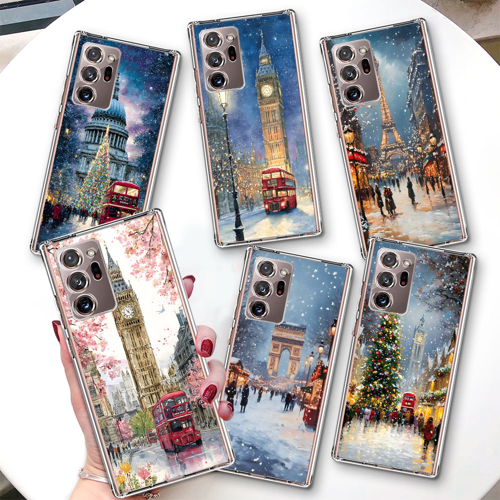 Phone Cases London - غطاء هاتف شفاف مقاوم للصدمات بتصميم