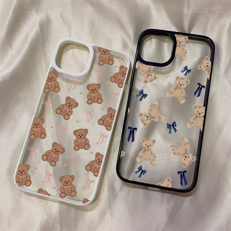 Phone Cases Galaxy A16 5G - لطيف دمية دب Bowknot قضية الهاتف