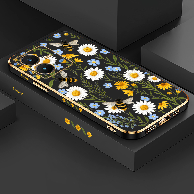 Vivo Y28 - غطاء بتصميم نحلة لهواتف Vivo Y28