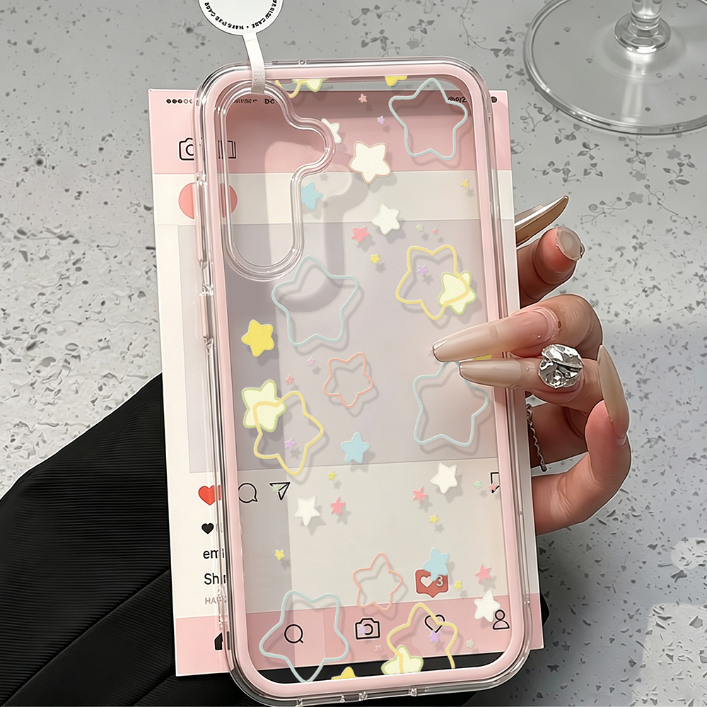 Phone Cases Galaxy A16 5G - غطاء شفاف 2 في 1 لهاتف
