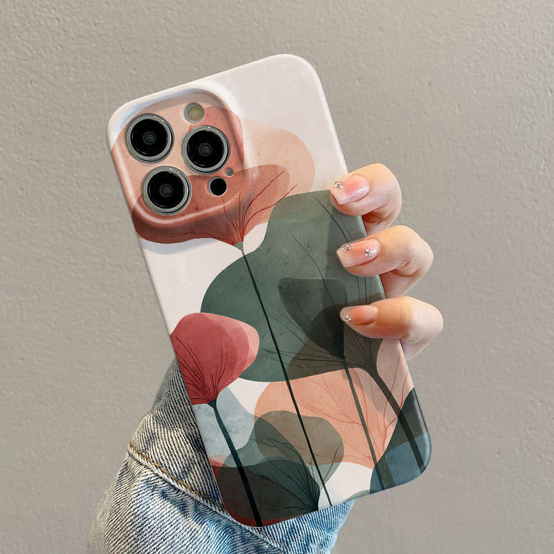 غطاء هاتف بتصميم أوراق شجر فني - مراجعة Phone Cases Drawing وسعره