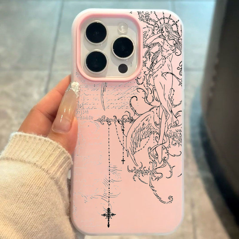 غطاء هاتف بتصميم قوطي مع رسم خ - مراجعة Phone Cases Drawing وسعره