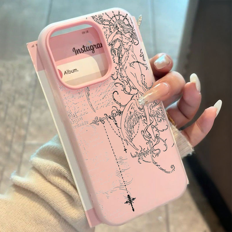 غطاء هاتف بتصميم قوطي مع رسم خ - مراجعة Phone Cases Drawing وسعره