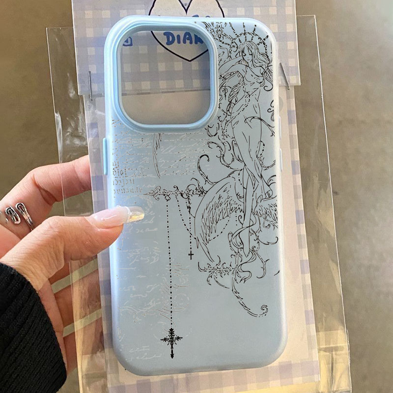 غطاء هاتف بتصميم قوطي مع رسم خ - مراجعة Phone Cases Drawing وسعره