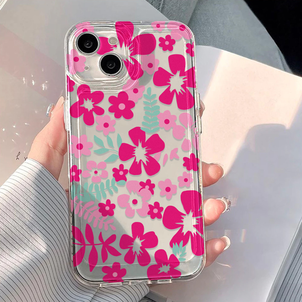 غطاء هاتف شفاف مزخرف بالزهور ل - مراجعة Phone Cases Drawing وسعره