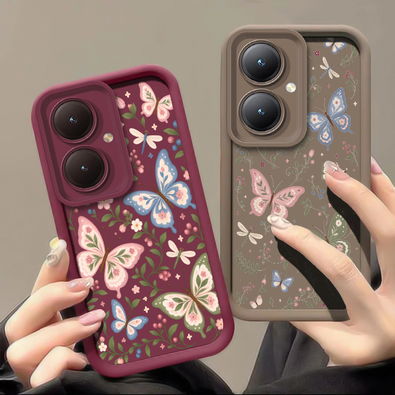 غطاء هاتف بتصميم فراشة ملونة ل - مراجعة Vivo Y28 وسعره