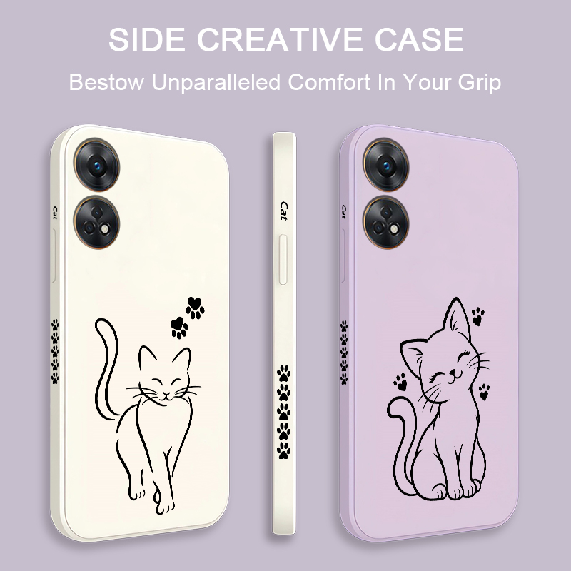 جراب هاتف بتصميم خط رسم قطة له - مراجعة Phone Cases Drawing وسعره