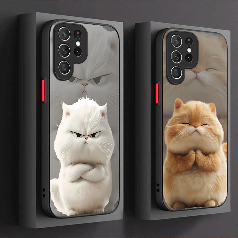 جراب بتصميم زوج القطط الغاضبة  - مراجعة Phone Cases Galaxy A16 5G وسعره