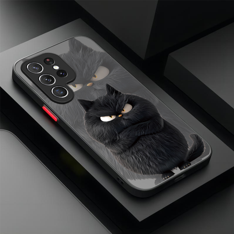 جراب بتصميم زوج القطط الغاضبة  - مراجعة Phone Cases Galaxy A16 5G وسعره