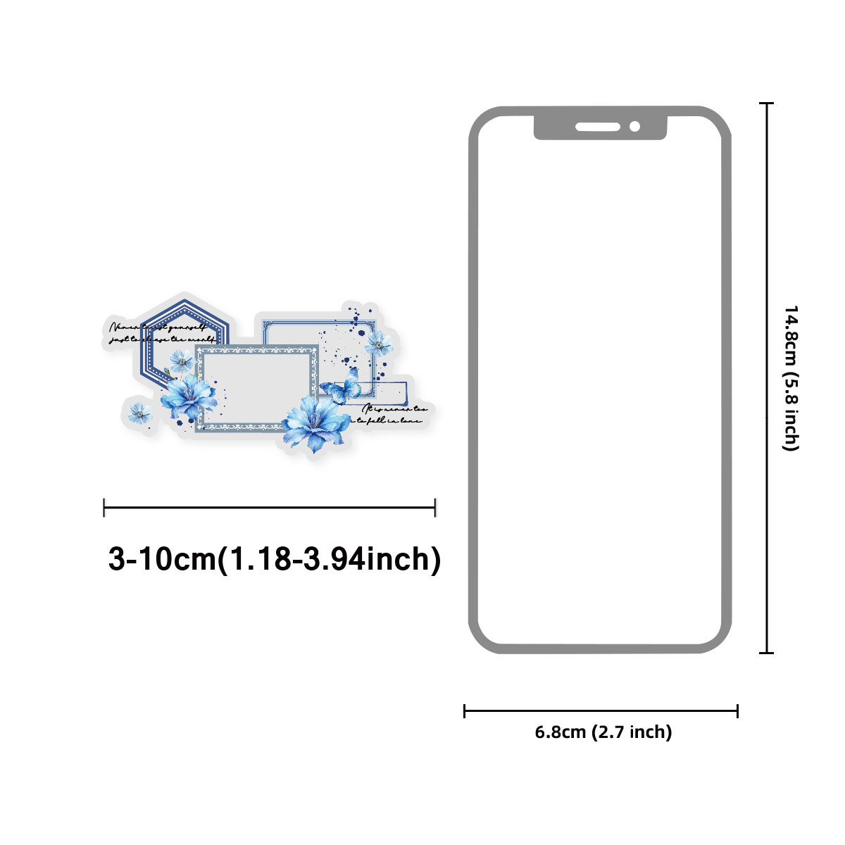 10 قطع من ملصقات فتاة الزهور ا - مراجعة Phone Cases Kids وسعره