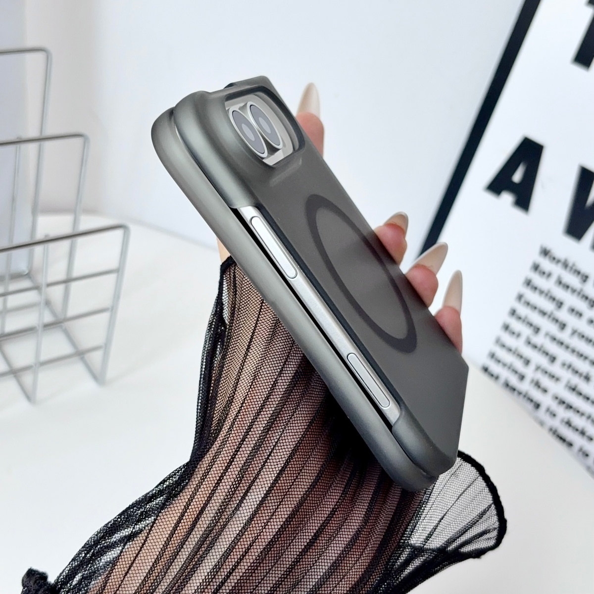 غطاء هاتف مغناطيسي مطفي شفاف ق - مراجعة Transparent Thin Case وسعره