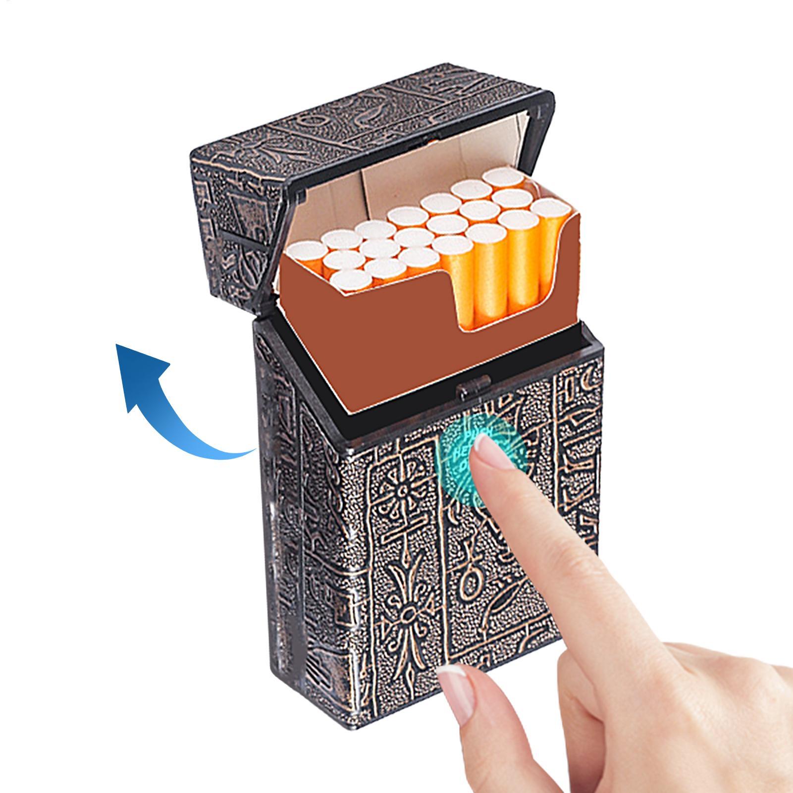 صندوق سجائر بسعة 20 علبة بلاست - مراجعة Transparent Thin Case وسعره