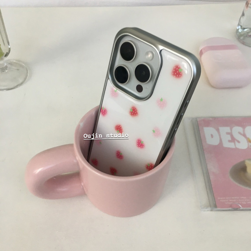 Ins الكورية الفراولة مع كريم ج - مراجعة Phone Cases That Charge Your Phone وسعره