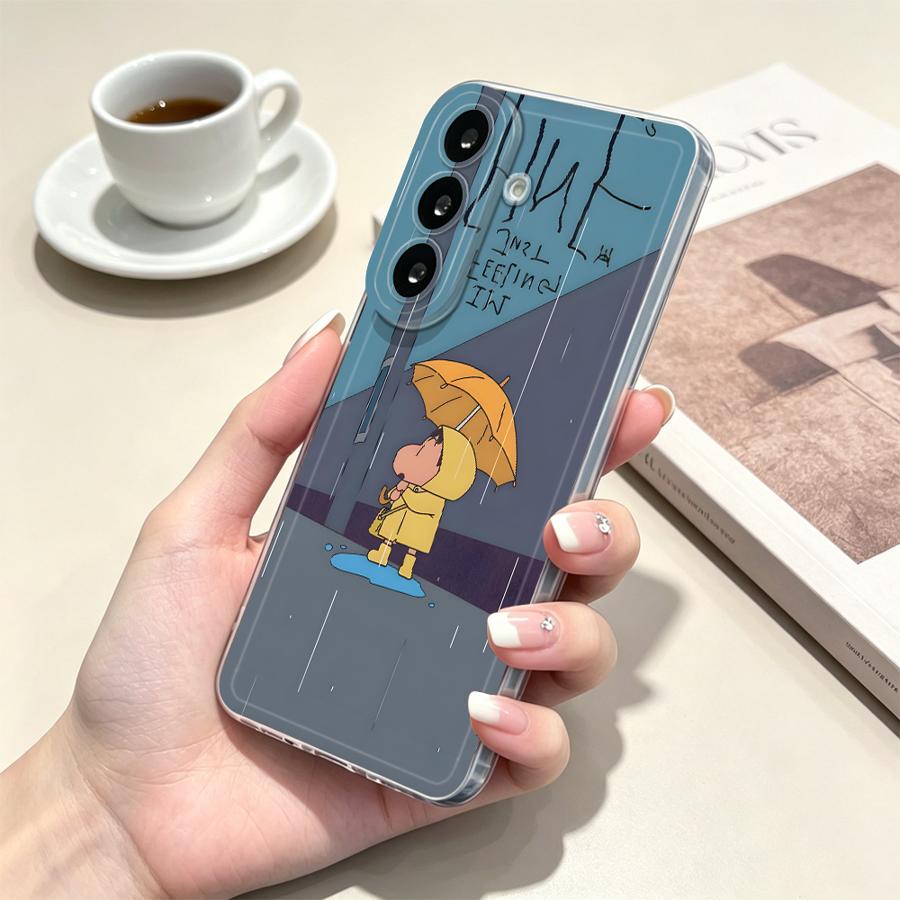 غطاء هاتف بتصميم صبي مع مظلة ص - مراجعة Phone Cases For Samsung A14 وسعره